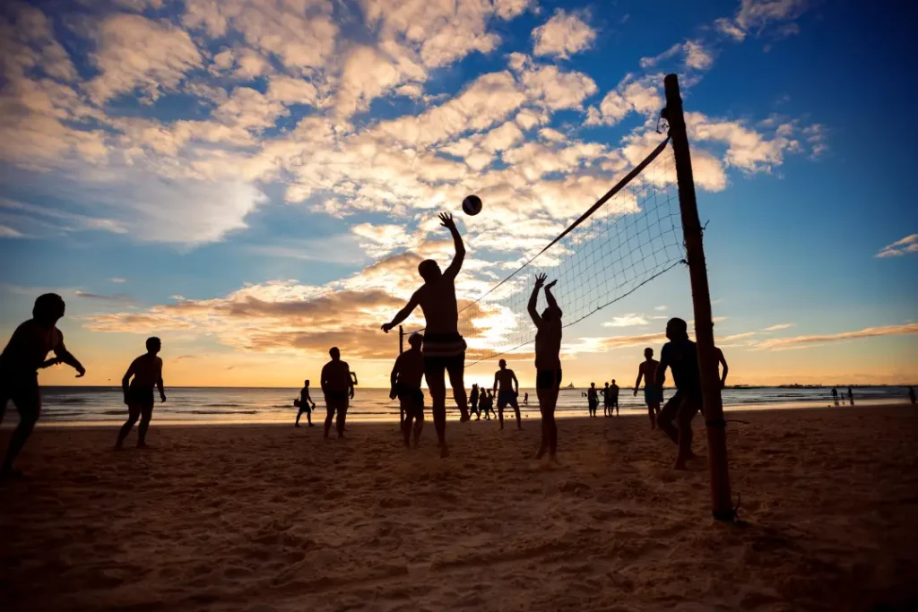 voordelige bedrijfsuitjes beachvolleybal